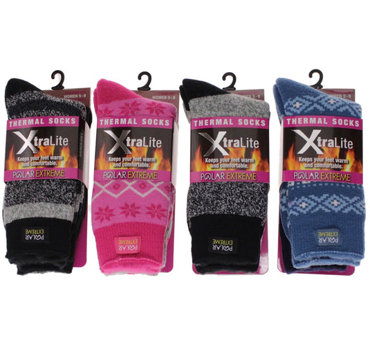 Women's Polar Extreme Heat 2-Pack Xtra Light Brushed Sock