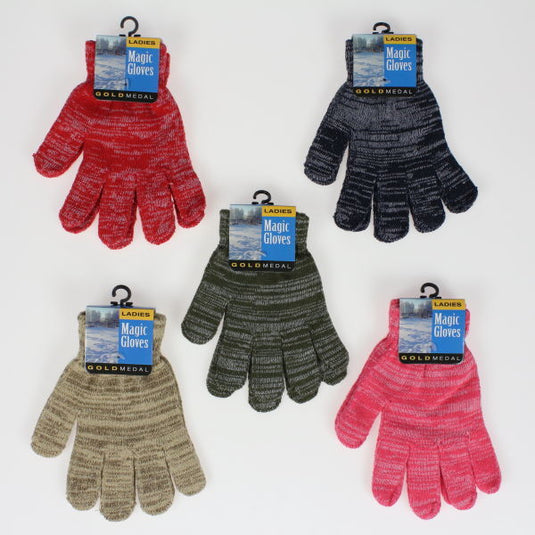 Ladies Magic Gloves Marled