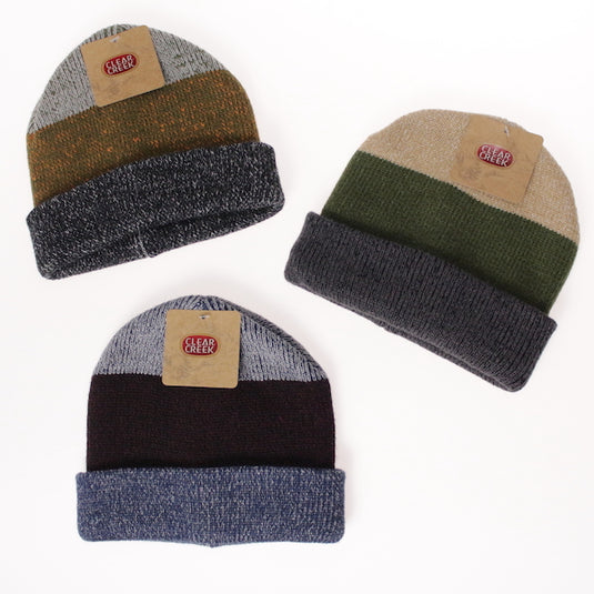 Men's Clear Creek Tri-Colored Cuffed Hat