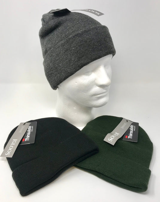 Igloos Acrylic Cuff Cap Beanie with Thinsulate Asst