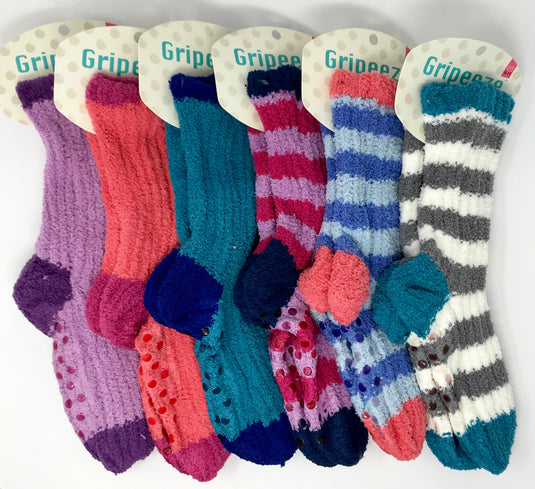 Women's Gripeeze Ribbed Softee Slipper Socks