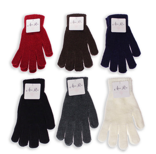 Alexa Rose Women's Chenille Glove, Assorted Colors