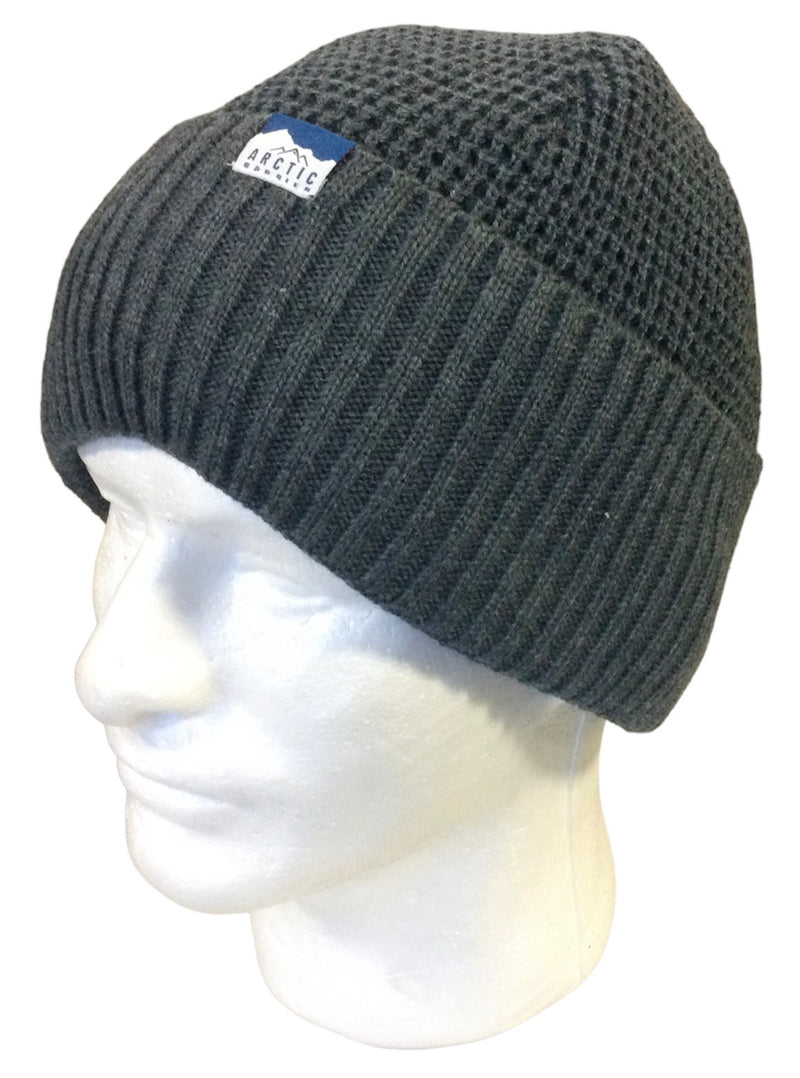 Load image into Gallery viewer, Men's Sherpa Lined Knit Cuffed Hat
