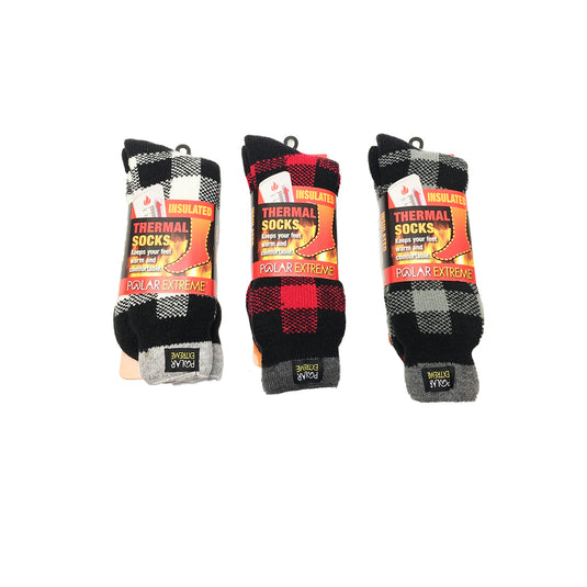 Men's Polar Extreme Heat Sock - Pattern + Solid