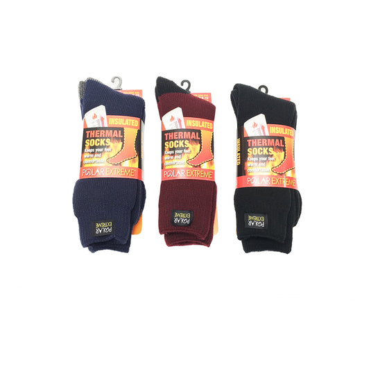 Men's Polar Extreme Heat Sock - Pattern + Solid