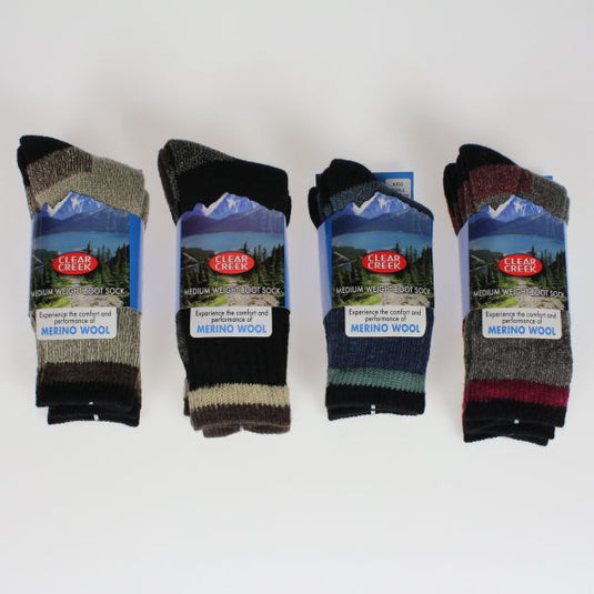 Kids Merino Wool Boot Socks 2-pk