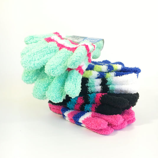 Kids Butter Winter Gloves Asst Striped and Solid