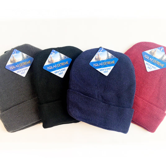 Men's Basic Soft Knit Hat