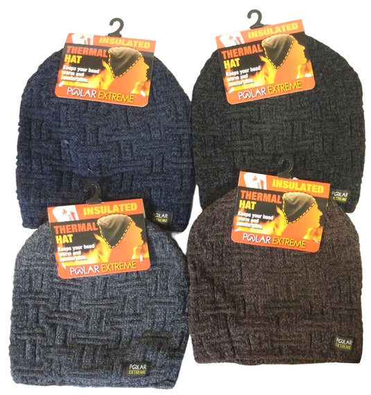 Polar Extreme Heat Men's Chenille Textured Hat
