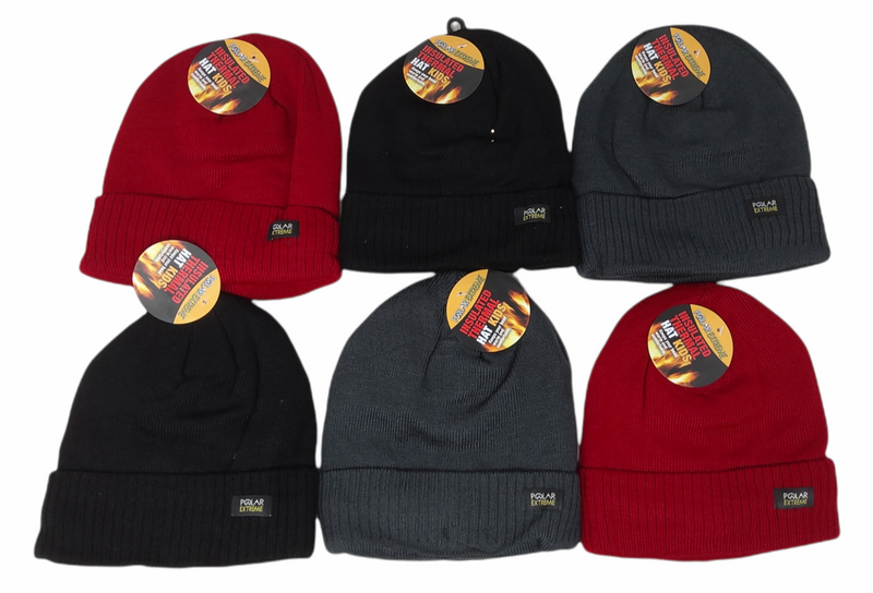 Load image into Gallery viewer, Boy's Polar Extreme Heat Sherpa Lined Solid Cuff Hat
