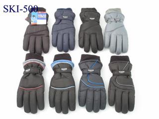 Mens Winter Ski Gloves with Thinsulate, Assorted
